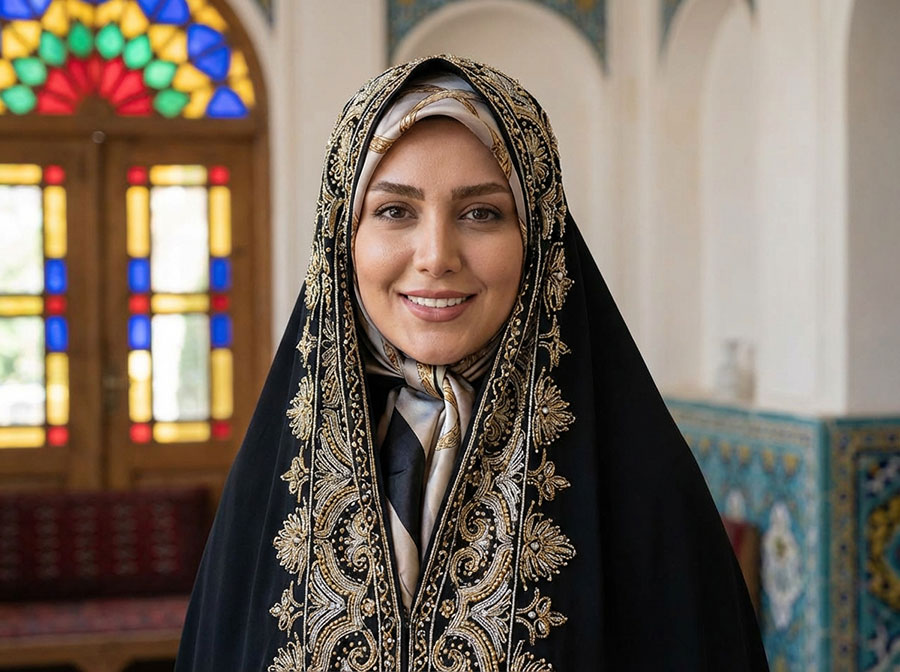 عکس دختر چادری