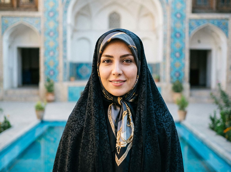 عکس دختر محجبه