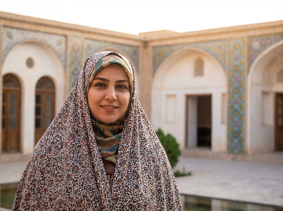 عکس زن با حجاب