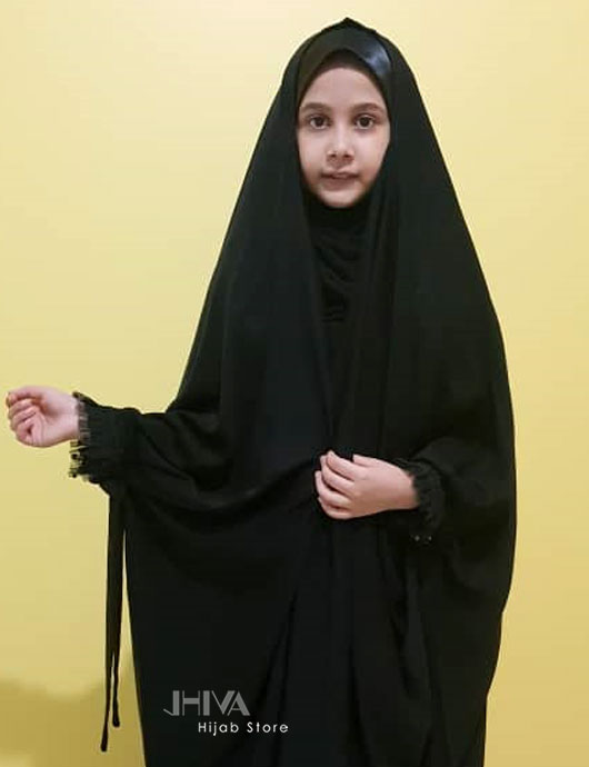 چادر عربی بچه گانه مچ پلیسه بهار