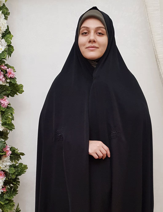 چادر سنتی گلدوزی پروانه پراکنده