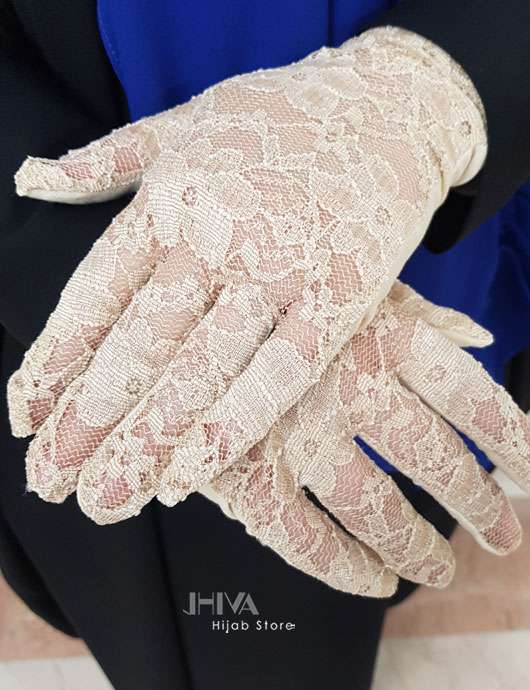 دستکش گیپوری سفید