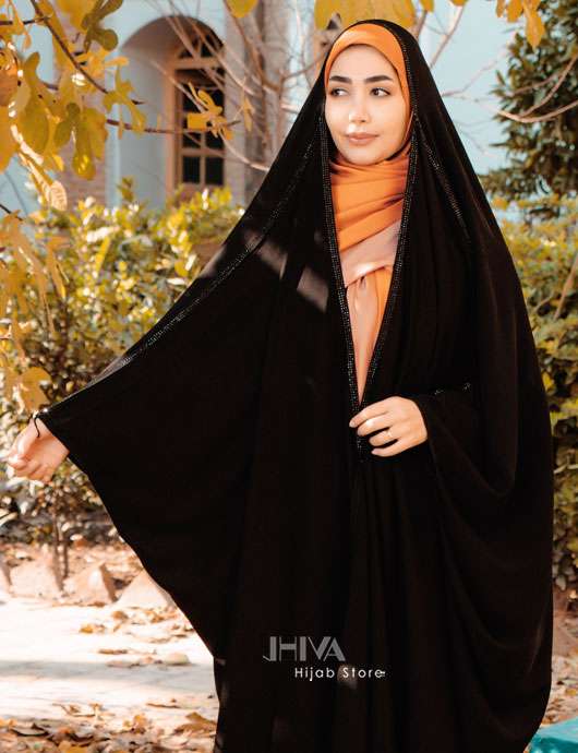 چادر عربی اصیل نگین سه رج