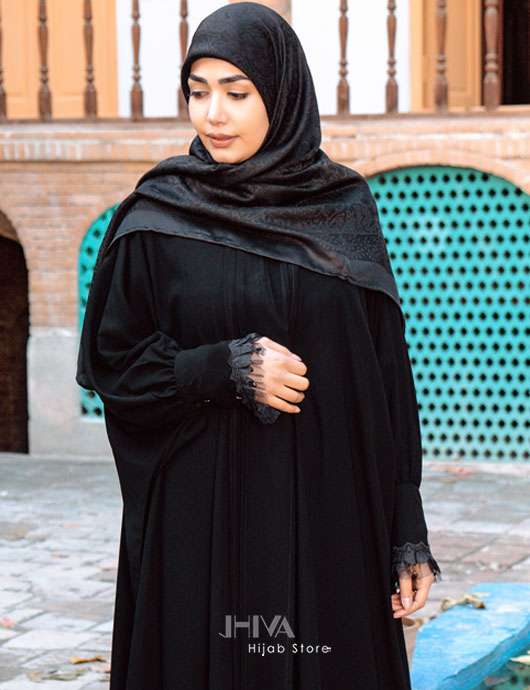 عبا آستین تور مروارید