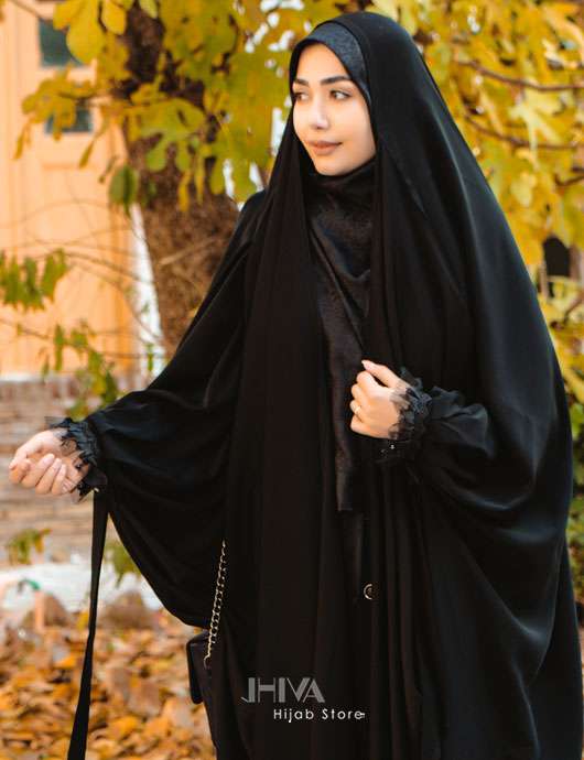 عکس حجاب زیبا با چادر فانتزی