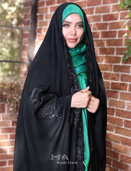 عکس حجاب زیبا با چادر فانتزی