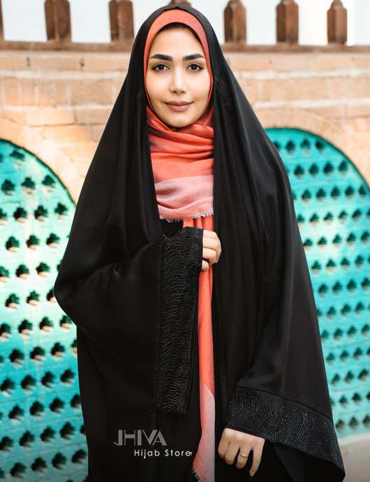 چادر عربی درباری آستين نگين