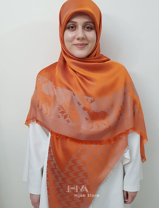 روسری نخی بامبو گوزنی 185