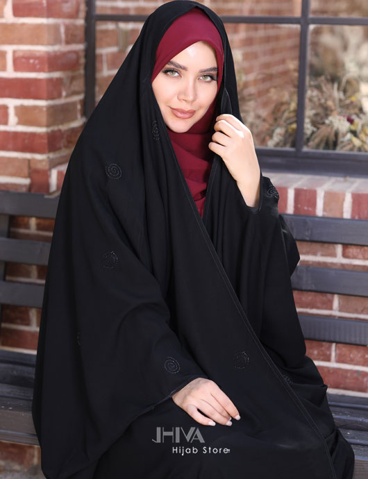 چادر عربی نگین دايره چرخشی