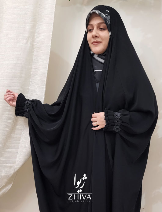 چادر عربی پلیسه شبنم