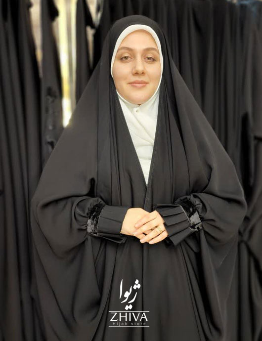 چادر عربی پلیسه شقایق