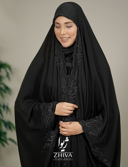 چادر عربی اصيل گلدوزی سلاله