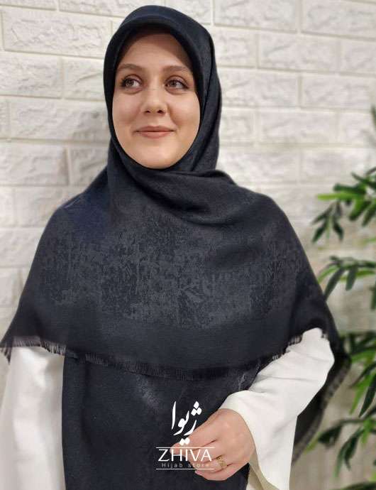 روسری پتینه لمه مشکی