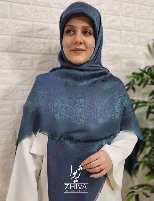 روسری پتینه لمه نقرآبی