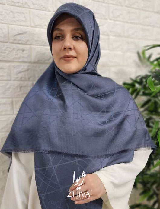 روسری دیور لمه آبی