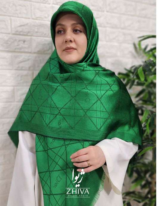 روسری دیور لمه سبز سیدی