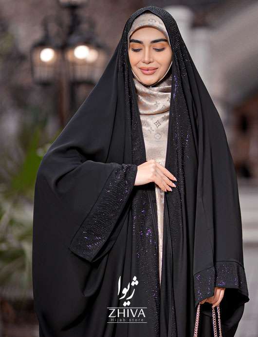 چادر عربی درباری تمام نگین