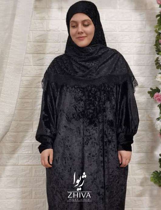 مانتو عبایی مخمل 
