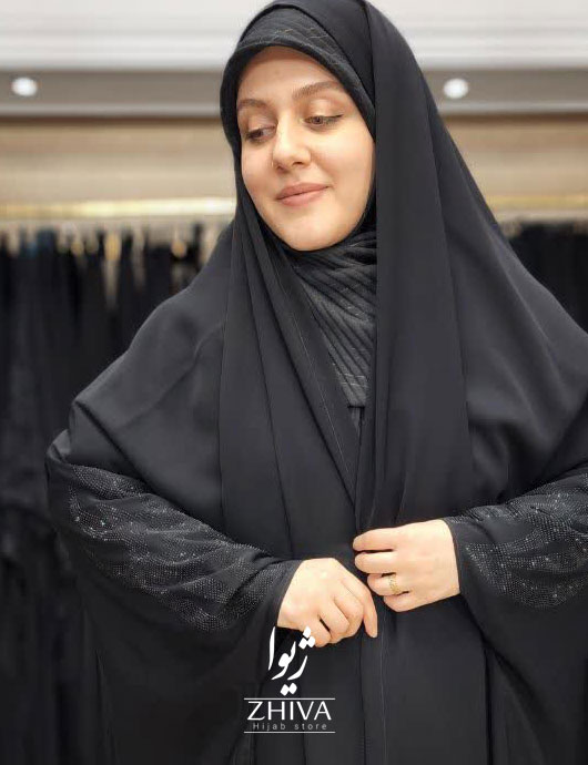 چادر دانشجویی نگین آتشین
