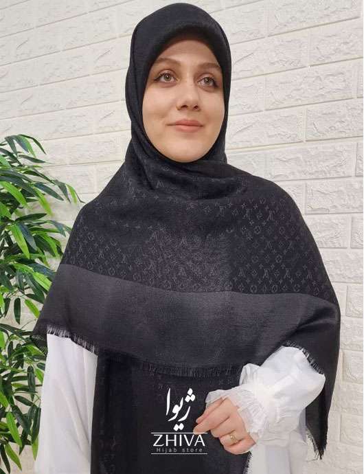 روسری ال وی لمه مشکی