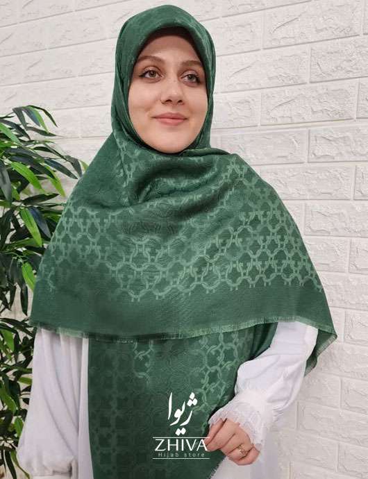 روسری لمه سبز