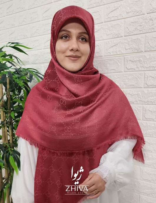 روسری گوچی وارداتی لمه قرمز