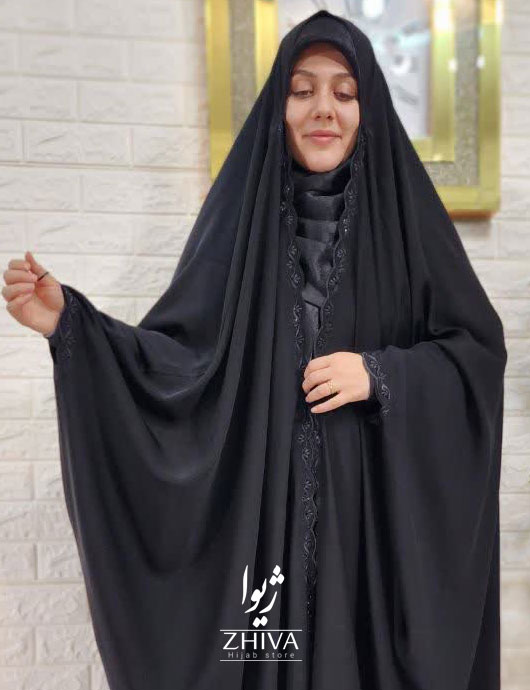 چادر عربی گلدوزی سه برگ