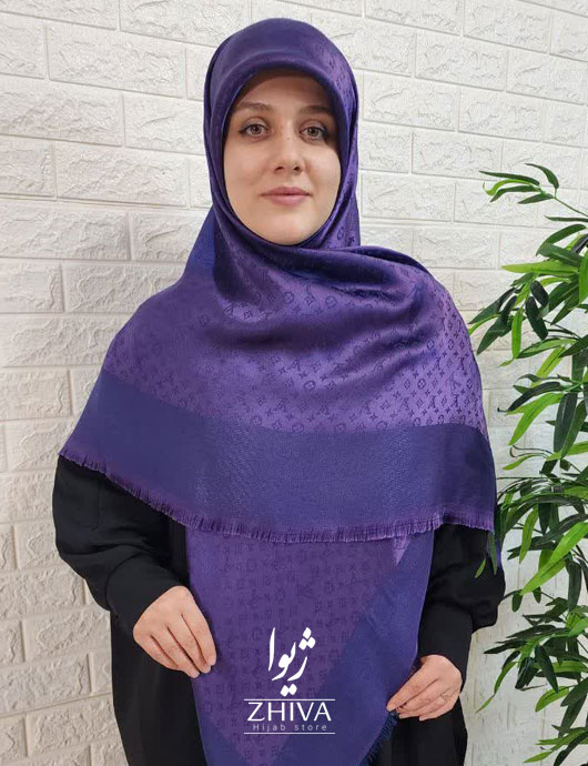 روسری ال وی لمه بنفش 1
