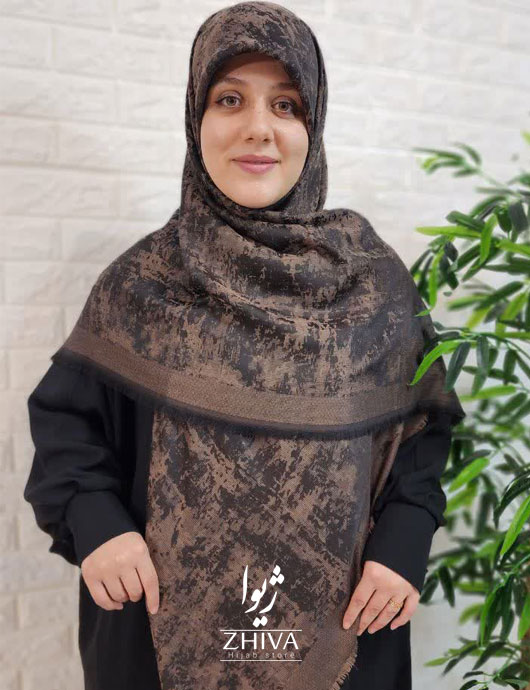روسری لمه قهوه ای 1
