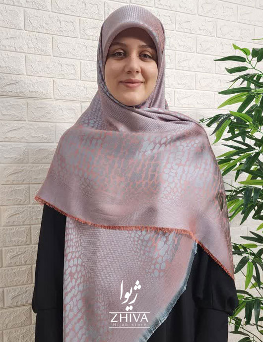 روسری سنگی لمه گلبهی 2