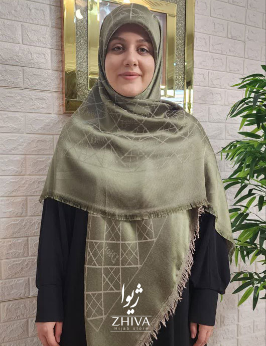 روسری دیور لمه سبز سدری