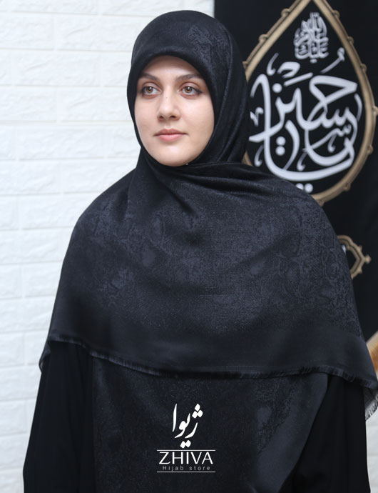 روسری پتينه لمه مشكی