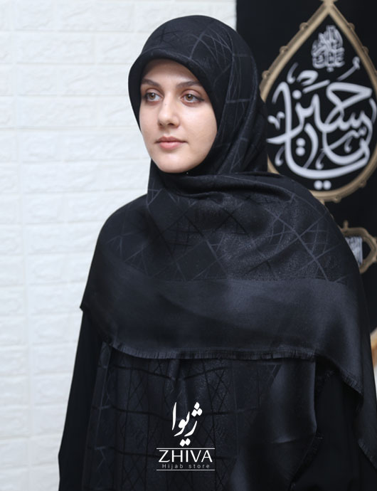 روسری دیور لمه مشکی