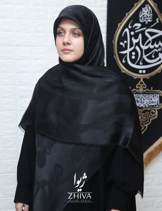 روسری لمه مشكی 5