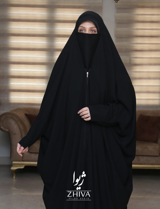 چادر بحرینی زیپ دار