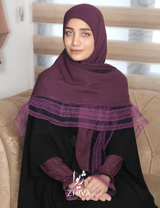 ست روسری و ساق دست رزا زرشكی	