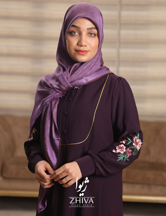 مانتو عبایی ساره	بنفش
