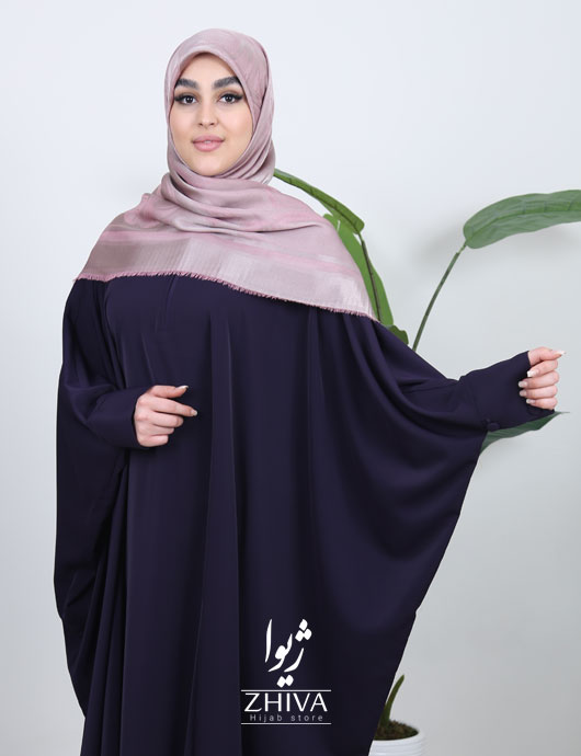 عبا كامل جلوبسته بنفش