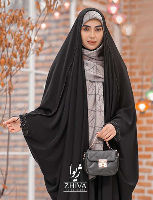 انواع چادر عربی جواهر دوزی