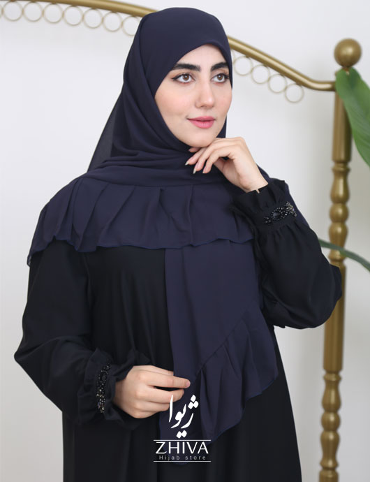روسری کش دارمریم چین دارسرمه ای