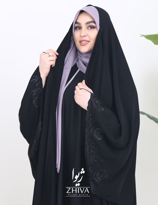 چادر عربی درباری گلدوزی ياسمين