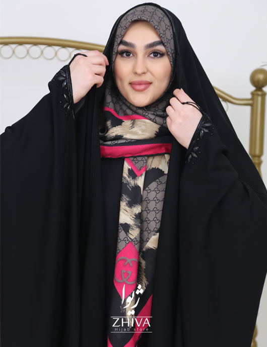 چادر عربی جواهر دوزی گندم