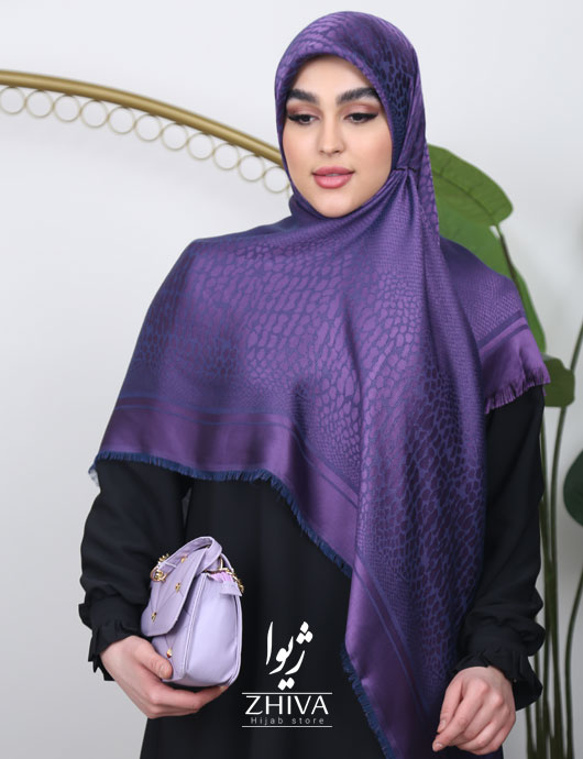 روسری لمه طرح سنگی 2
