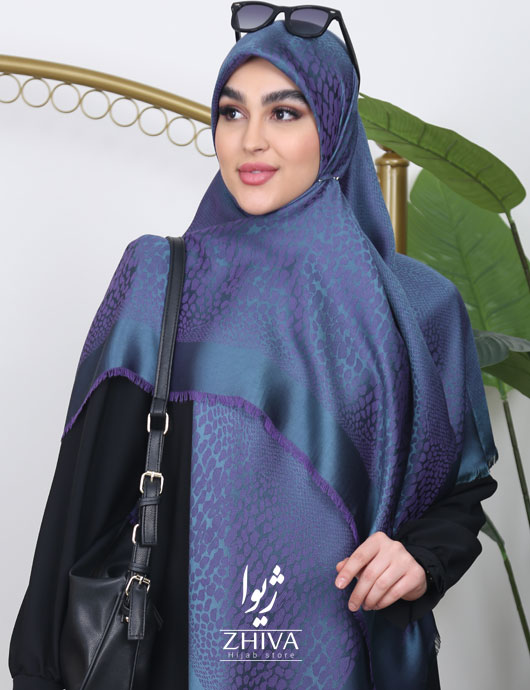 روسری لمه طرح سنگی 4