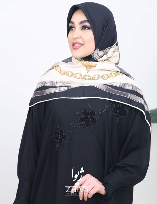 مانتو عبایی ترنج جواهردوزی سما