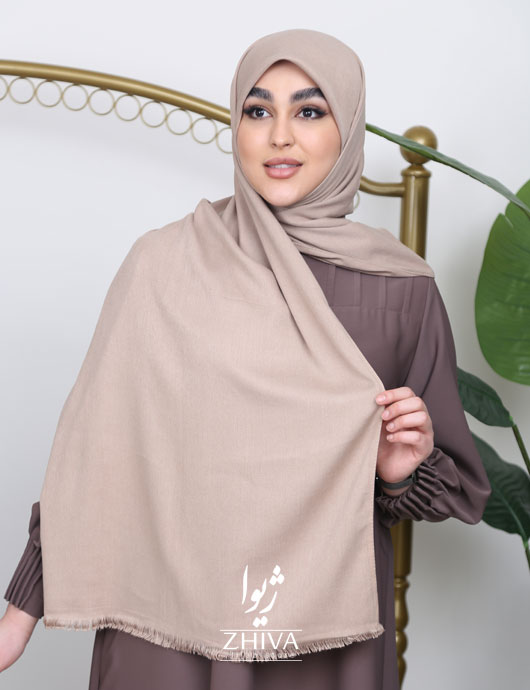 شال نخی بژ