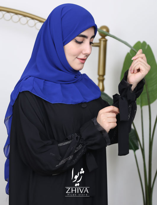 مانتو عبایی باران مشكی