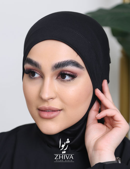 کلاه حجاب بند دار  مشكی