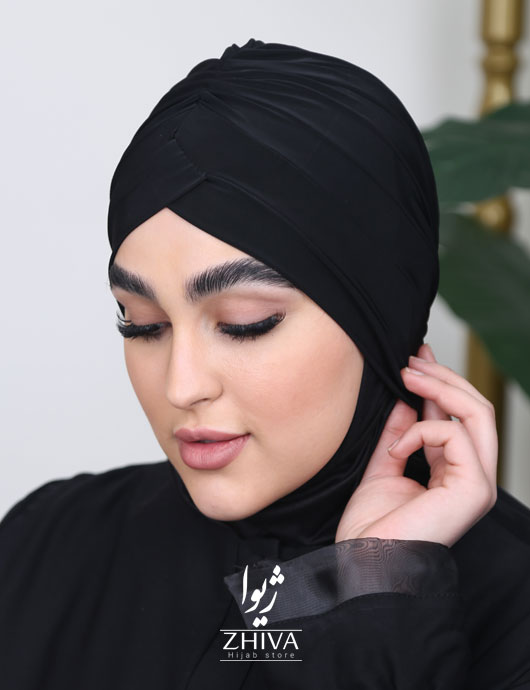توربان ساده مشكی	