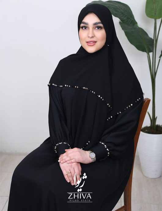 عبا سنگ دوزی ساده